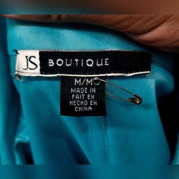 NWOT | JS BOUTIQUE | Structured  Collared Top / Blouse / Shirt | Size: M - Picture 6 of 6